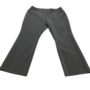 Worthington Petite Curvy Fit Perfect Trouser Pants Gray Size 14P